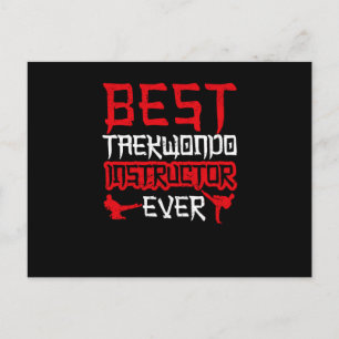 Rolig Tae Kwon Do Koreansk Konst Bästa Vykort