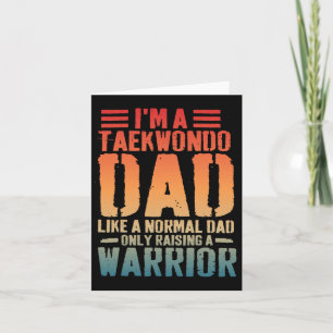 Rolig Taekwondo Pappa Liksom Normal Pappa Taekwond Kort