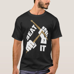 Rolig takt för handelsresandear det grafisk musik t shirt
