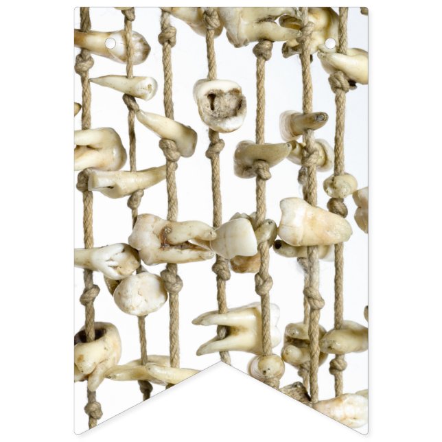 Rolig tand- fotografi utdragen tandtandläkare vimplar (Första flaggan)