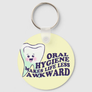 Rolig tandhygienist nyckelring