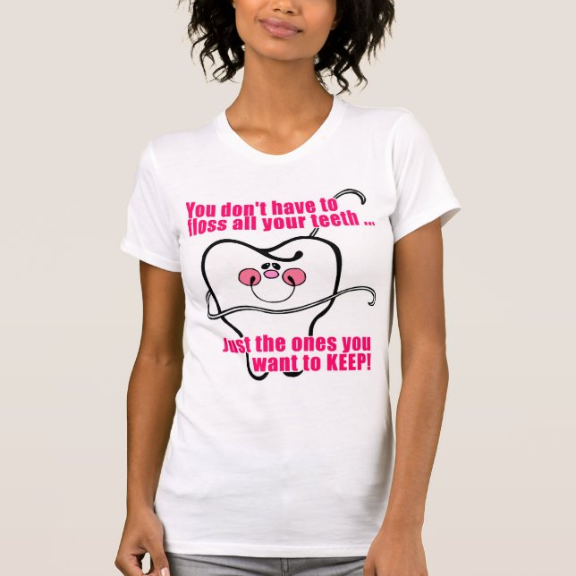 Rolig tandhygienist t-shirt (Framsida)