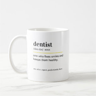 Rolig Tandläkare Definition Present Kaffemugg