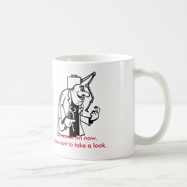 Rolig tandläkaremugg kaffemugg (Höger)