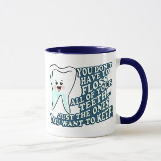 Rolig tandläkaretandhygienist mugg