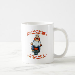 Rolig tandläkaretandhygienisthumor kaffemugg