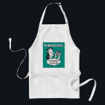 Rolig tärning - jag skulle något liknande för att förkläde<br><div class="desc">Designen presenterar hållande pengar för retro stilvintagekvinnor i henne händer. Text läser "mig skulle något liknande för att tacka alla spelare som dracks för för att räkna deras tärning. " Gör en rolig buncogåva eller buncopris. Fungerar också för alla typer av tärninglekar. Bakgrund inkluderar liten svart polka dots. Bakgrundsfärger kan...</div>
