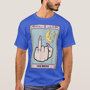 Rolig Tarotkort Brud Möhippa Bröllop Brud T Shirt