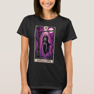 Rolig Tarotkort Pullup Gymm Occult Träning Pull-up T Shirt