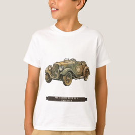 Rolig tävlingsbil för barn t shirt