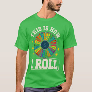 Rolig tävlingsshow-deltagare retro t shirt