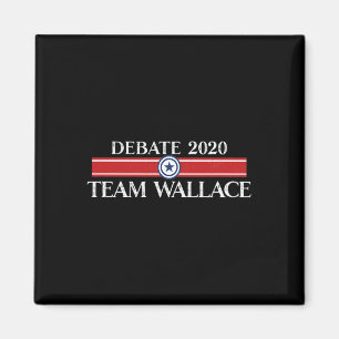 Rolig Team Wallace Presidentavgörande Trump Biden Magnet
