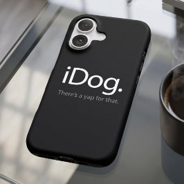 Rolig Tech Geek Hund Citat - iDog skämtar