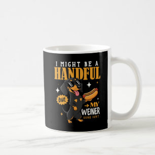 Rolig Teckel Wiener Hund Krävande Skämt Mugg