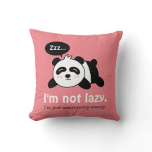 Rolig tecknad av den gulliga sova pandaen