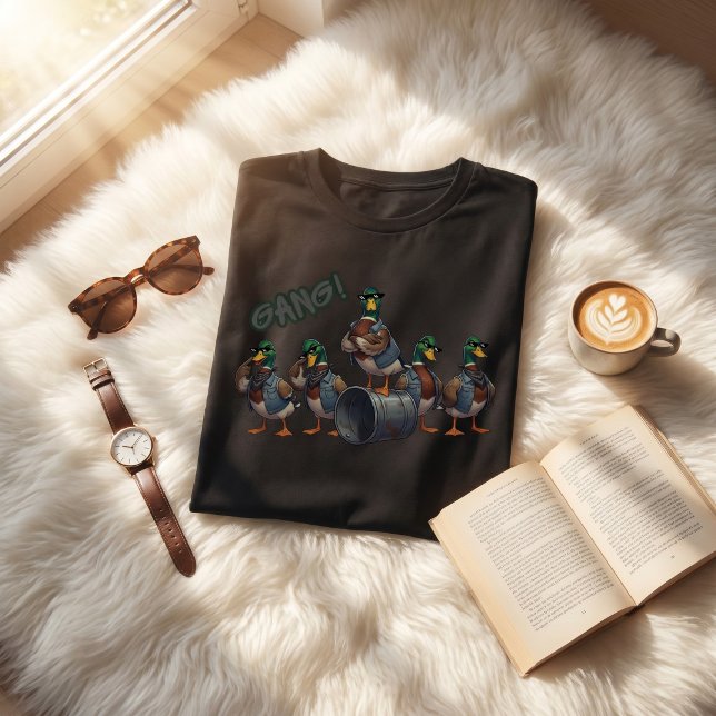 Rolig Tecknad Design för Ank-gäng T Shirt (Skapare uppladdad)