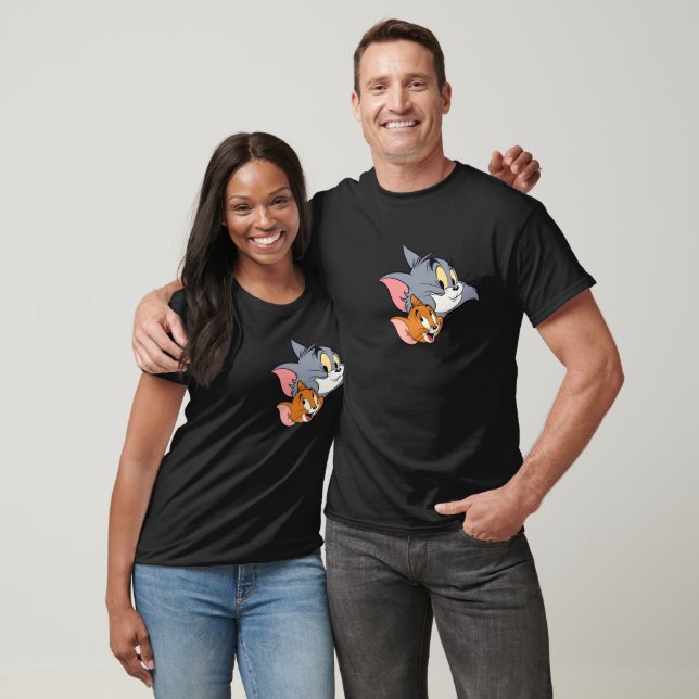 Rolig Tecknad Duo T-Shirt (Unisex)