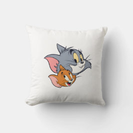 Rolig Tecknad Duo T-Shirt Kudde