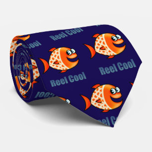 Rolig Tecknad Fisk Ocean Puns Slips