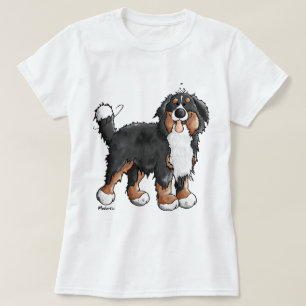 Rolig tecknad för Bernese berghund Tee Shirt