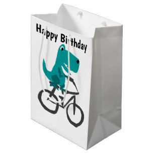 Rolig tecknad för cykel för T-rex Dinosaurridnin