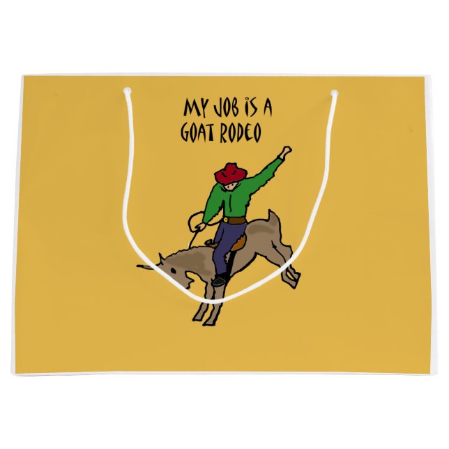 Rolig tecknad för humor för getRodeojobb (Framsidan)