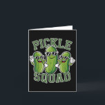 Rolig Tecknad Inlagd Gurka Älskare Dill Gör Skämt  Kort<br><div class="desc">Rolig Tecknad Inlagd Gurka Älskare Dill Gör Skämt Mat Puns</div>