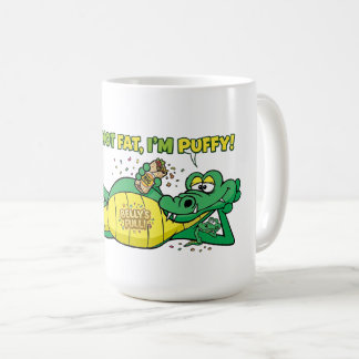 Rolig Tecknad Krokodil Kaffemugg