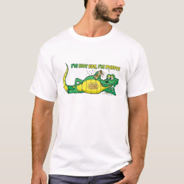 Rolig Tecknad Krokodil T Shirt