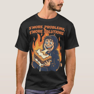 Rolig Tecknad Smore Problem Smore Lösningar T Shirt