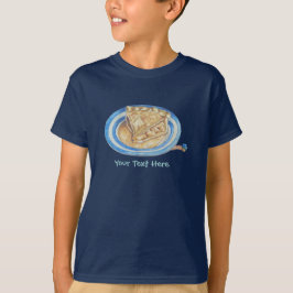 rolig tecknade figurerblåtthatt och äpplepaj tee shirt