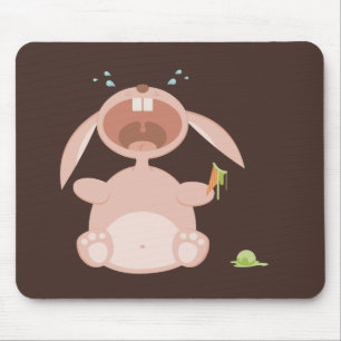 Rolig tecknadkaninmousepad musmatta