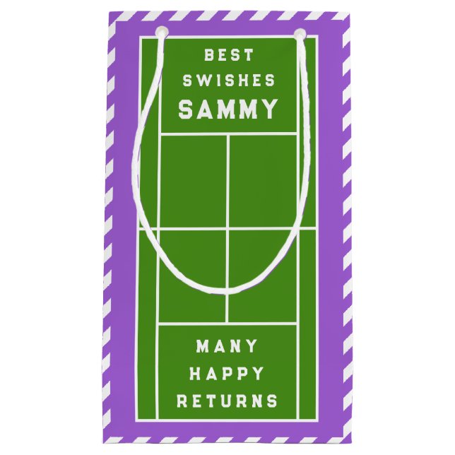 Rolig Tennis Födelsedag (Framsidan)