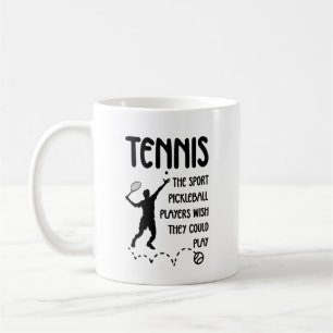 Rolig Tennis – Tennis vs Pickleball Humor Kaffemugg