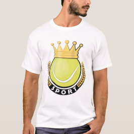 Rolig tennisdesign t shirt