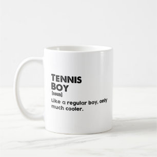 Rolig Tennispojke Definition Tenniskärlek Kaffemugg