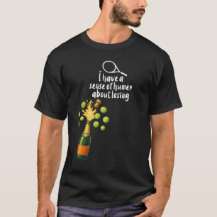 Rolig tennissats för kattälskare t shirt