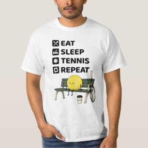 Rolig tennisskämtsamhet t shirt