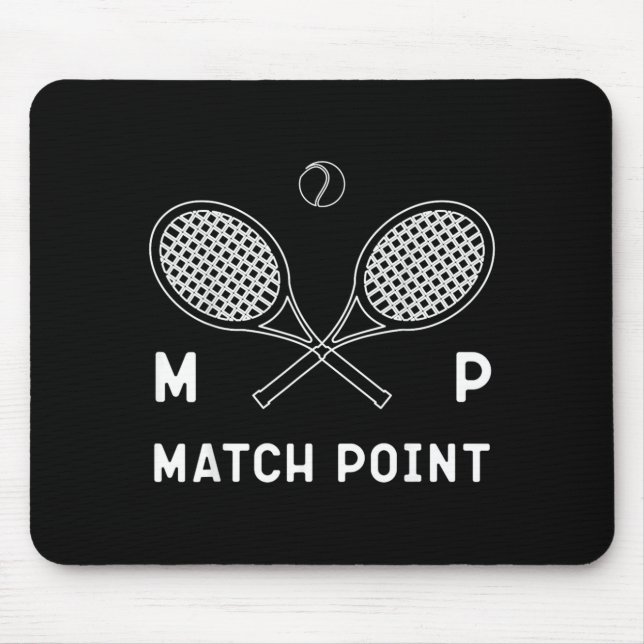 Rolig Tennisspelare Racket 40-årsdag Inte 40 Musmatta (Framsidan)