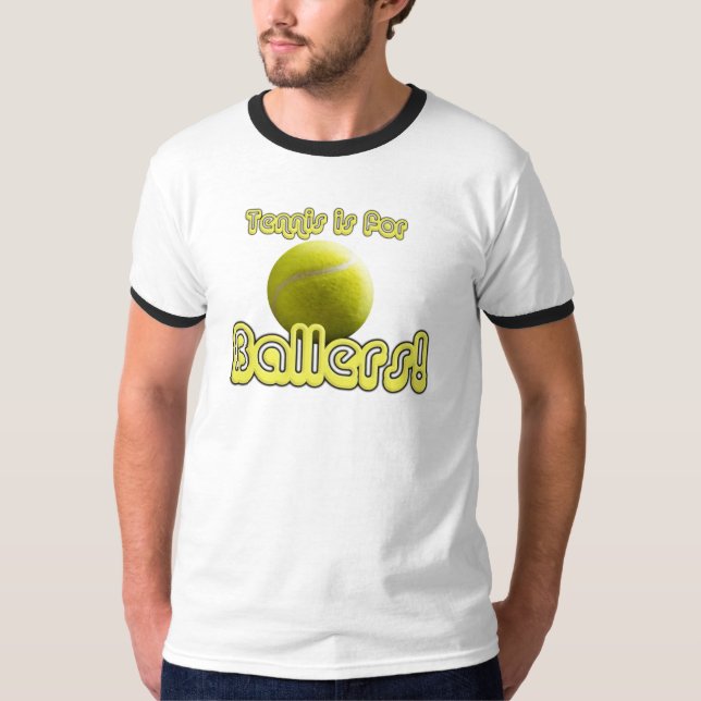 Rolig tennisT-tröja Tee Shirt (Framsida)