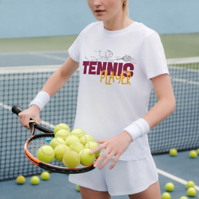 Rolig tenniströja för spelare t shirt (Skapare uppladdad)