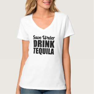 Rolig Tequila för sparavattendrink Tee Shirt
