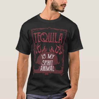 Rolig Tequila som dricker gåvaTequila min ande T Shirt