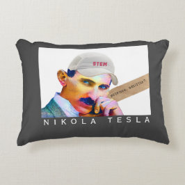 Rolig Tesla Prydnadskudde