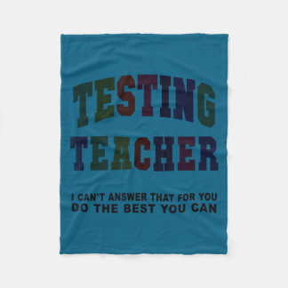 Rolig testande lärare test dag bruh matte ela gäng fleecefilt