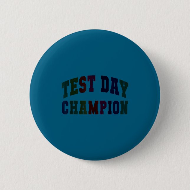 Rolig testdag mästare testar lärare allt knapp (Framsida)