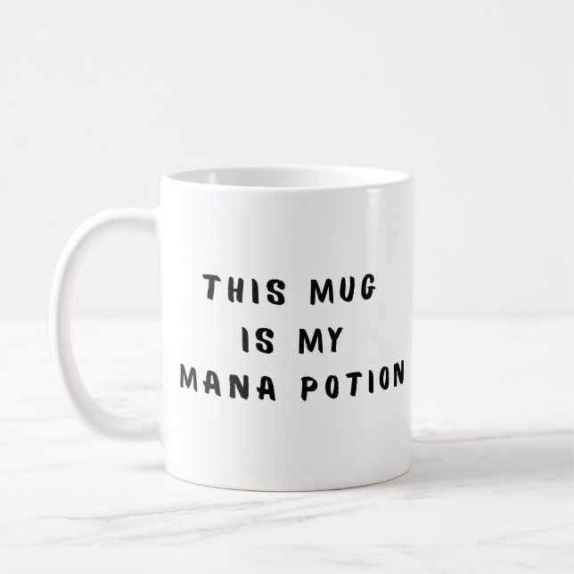 Rolig text för datorspelare kaffemug kaffemugg (Vänster)
