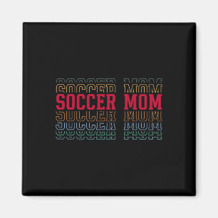 Rolig text för fotbollsmamma Mor Mamma Tränare Magnet