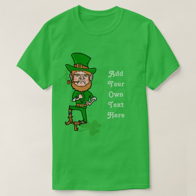 Rolig text för trollst patricks daypersonlig t-shirt (Design framsida)