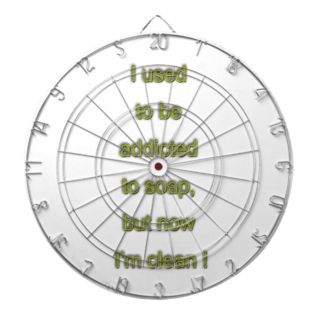Rolig text för tvål darttavla (Framsidan)